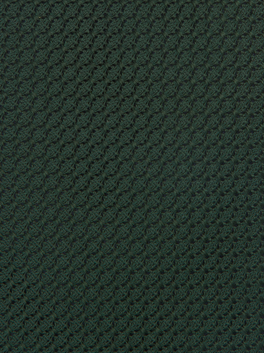 Grenadine Silk Tie - Bottle Green