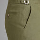 Pleated Shorts - Sage Green Linen