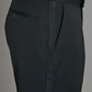 Flat Front Dinner Trousers - Bamboo Black