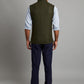 Reversible Gilet - Navy and Green Loden