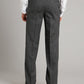 Flat Front Luxury Morning Trousers - Black, Grey