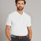 Polo Shirt, Pique - White