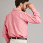 Regular Fit shirt - Cotton and Linen Crimson
