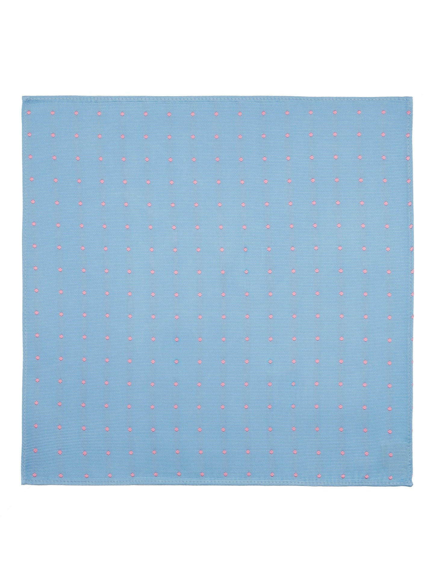 Silk Handkerchiefs, Polka Dot - Light Blue