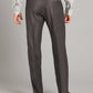 Pleated Trouser - Grey Flannel
