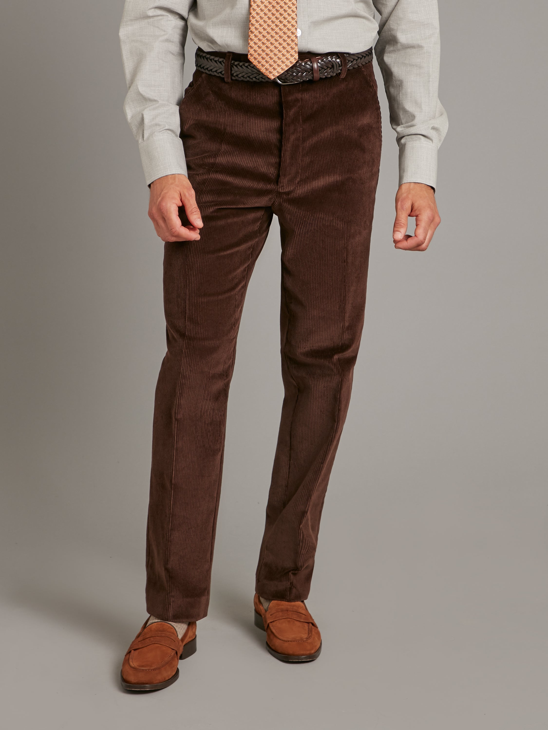 Heavyweight Corduroy trousers - Brown – Oliver Brown