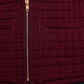 Quilted Thermatex Gilet - Burgundy