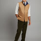 Reversible Gilet - Navy and Camel Loden