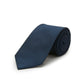 Woven silk tie, Herringbone - Navy