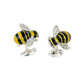 Sterling Silver Cufflinks - Bumble Bee