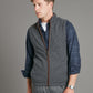 Cashmere Reversible Gilet - Navy & Charcoal