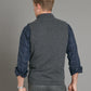 Cashmere Reversible Gilet - Navy & Charcoal