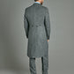 Oliver Brown mid-grey morning suit - back details