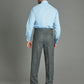 Pleated morning trousers - Flecked Mid Grey