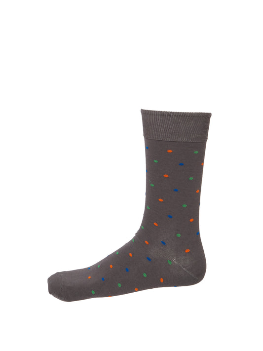 Multi Dot Socks Grey