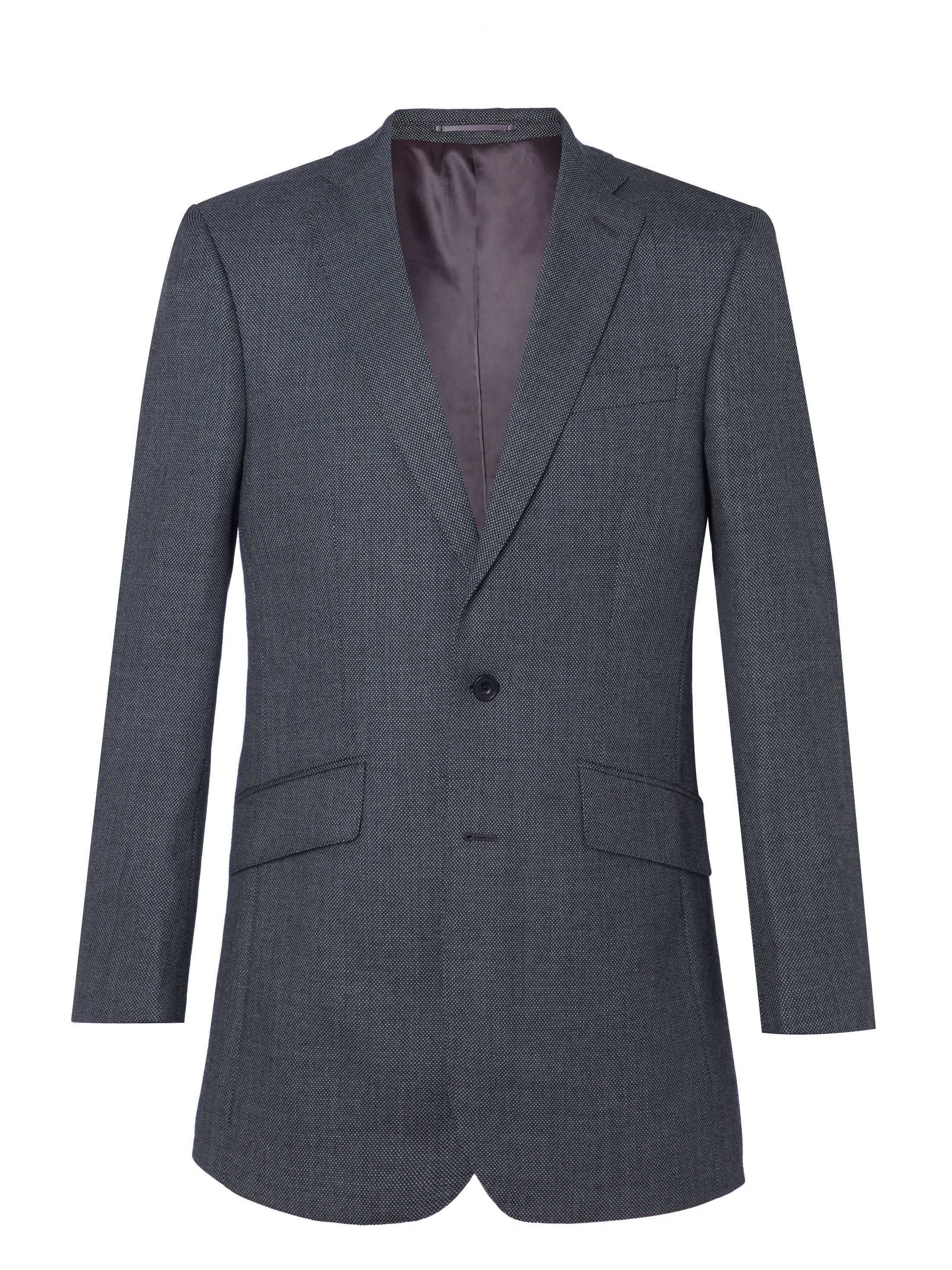 Eaton Suit - Lightweight Grey Birdseye | Men's Suits | Oliver Brown, London