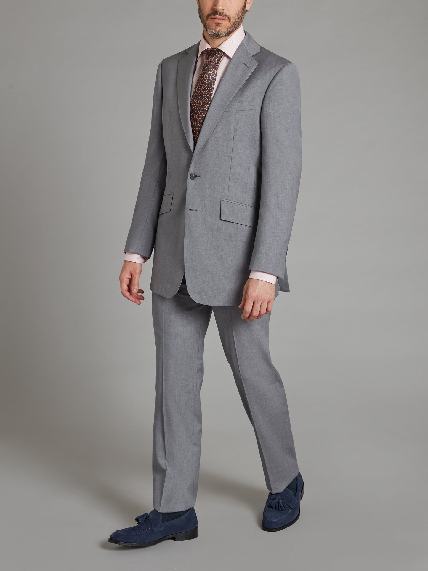Limited Edition Eaton Suit - Plain Grey Lightweight