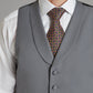 Limited Edition Luxury Single Breasted Wool Waistcoat - Light Grey