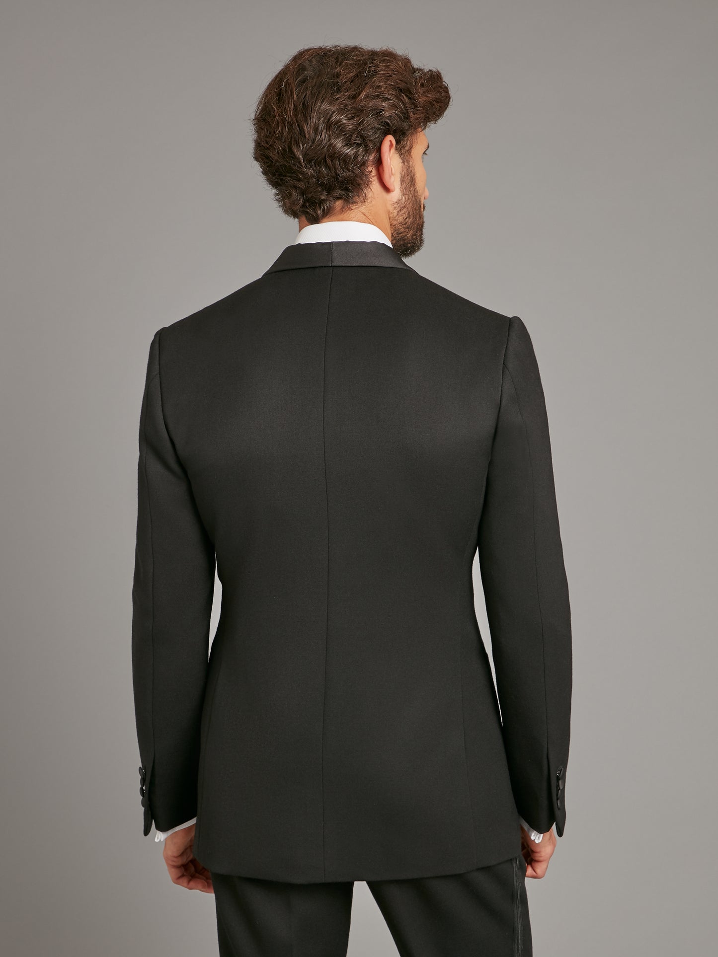 Heavyweight Dinner Suit - Shawl Collar - Black