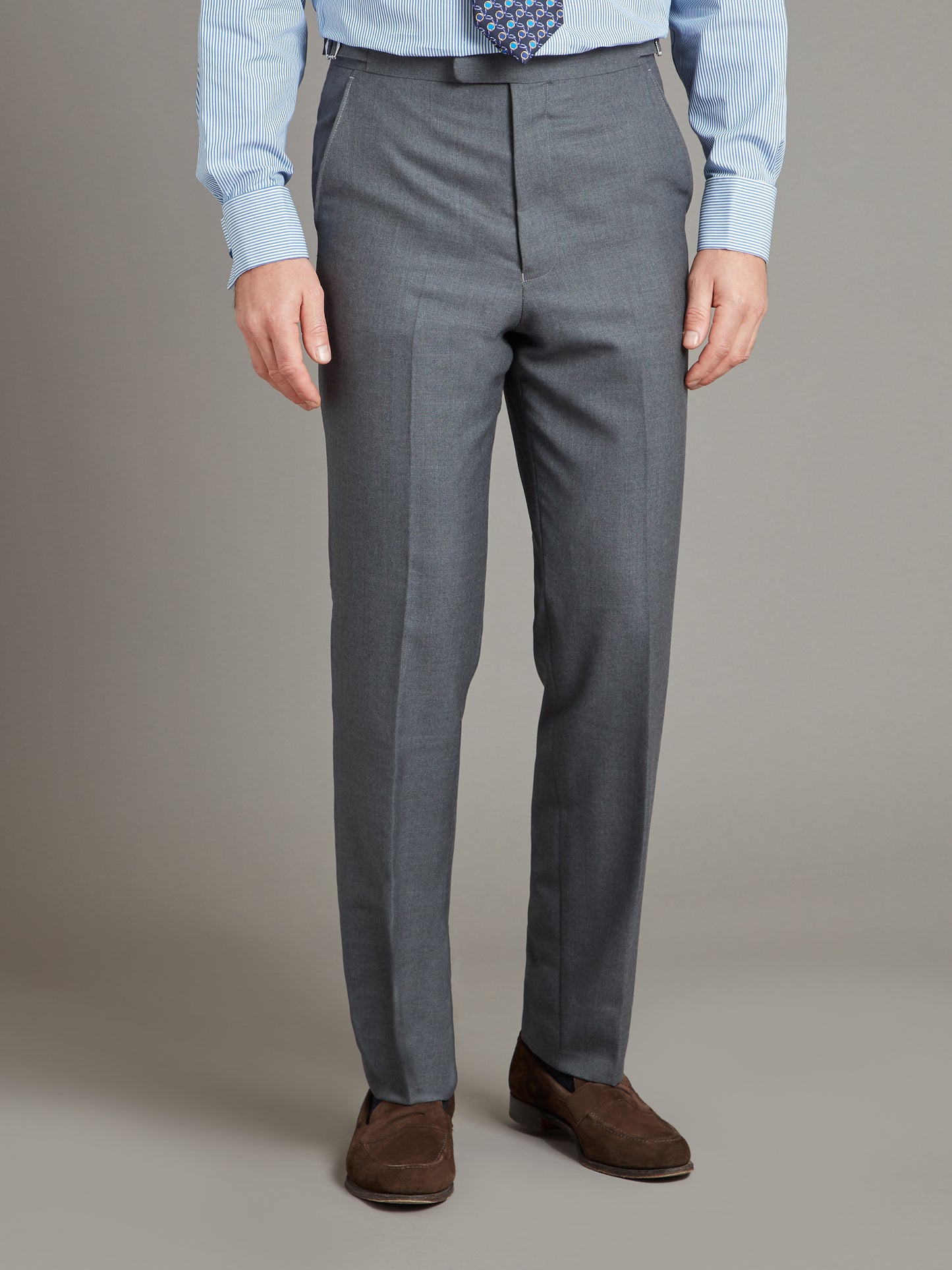 Sloane Suit Super 110's Wool - Plain Grey