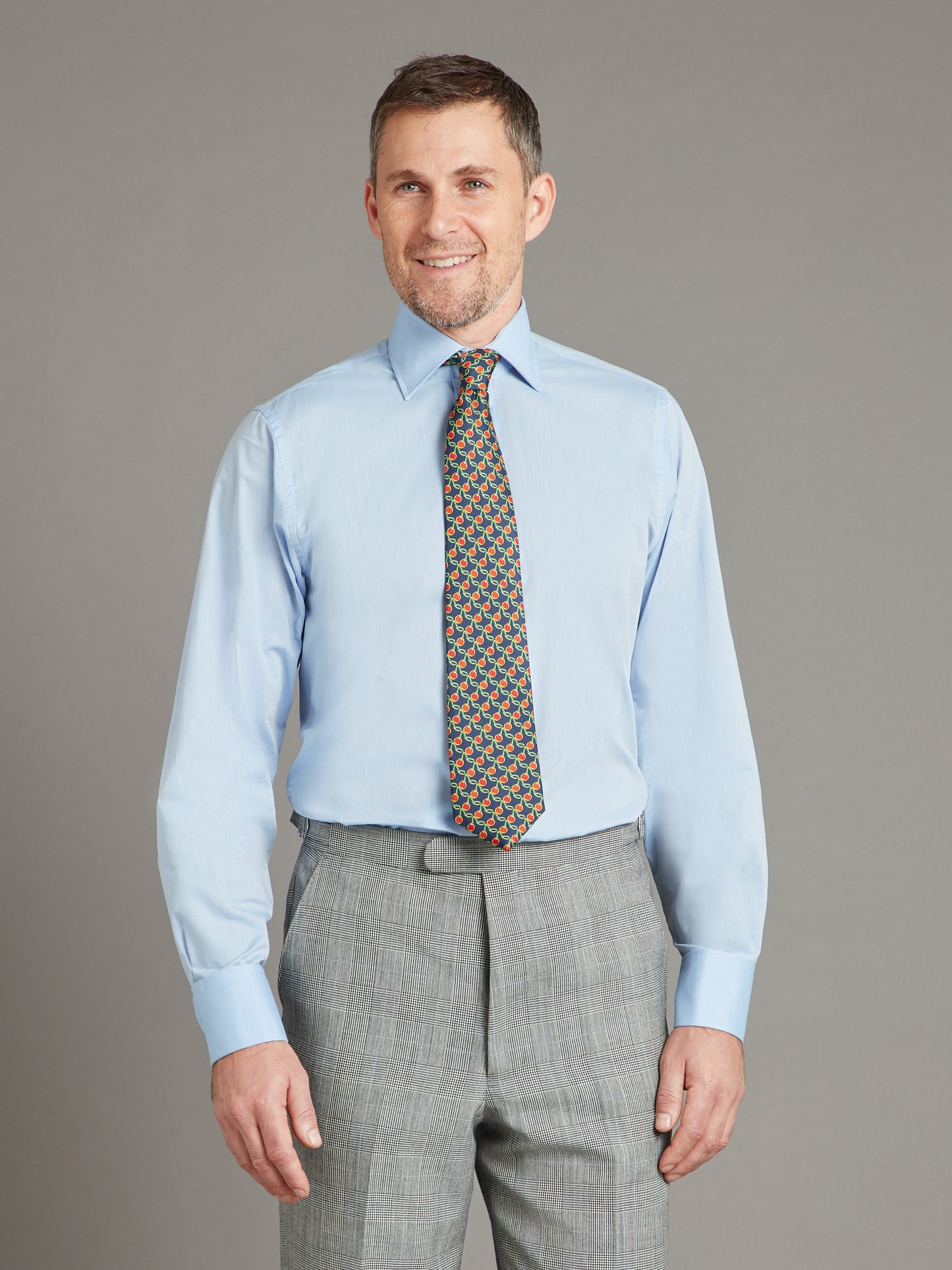 Berwick Shirt DC - Classic Collar, Poplin - Mid Blue