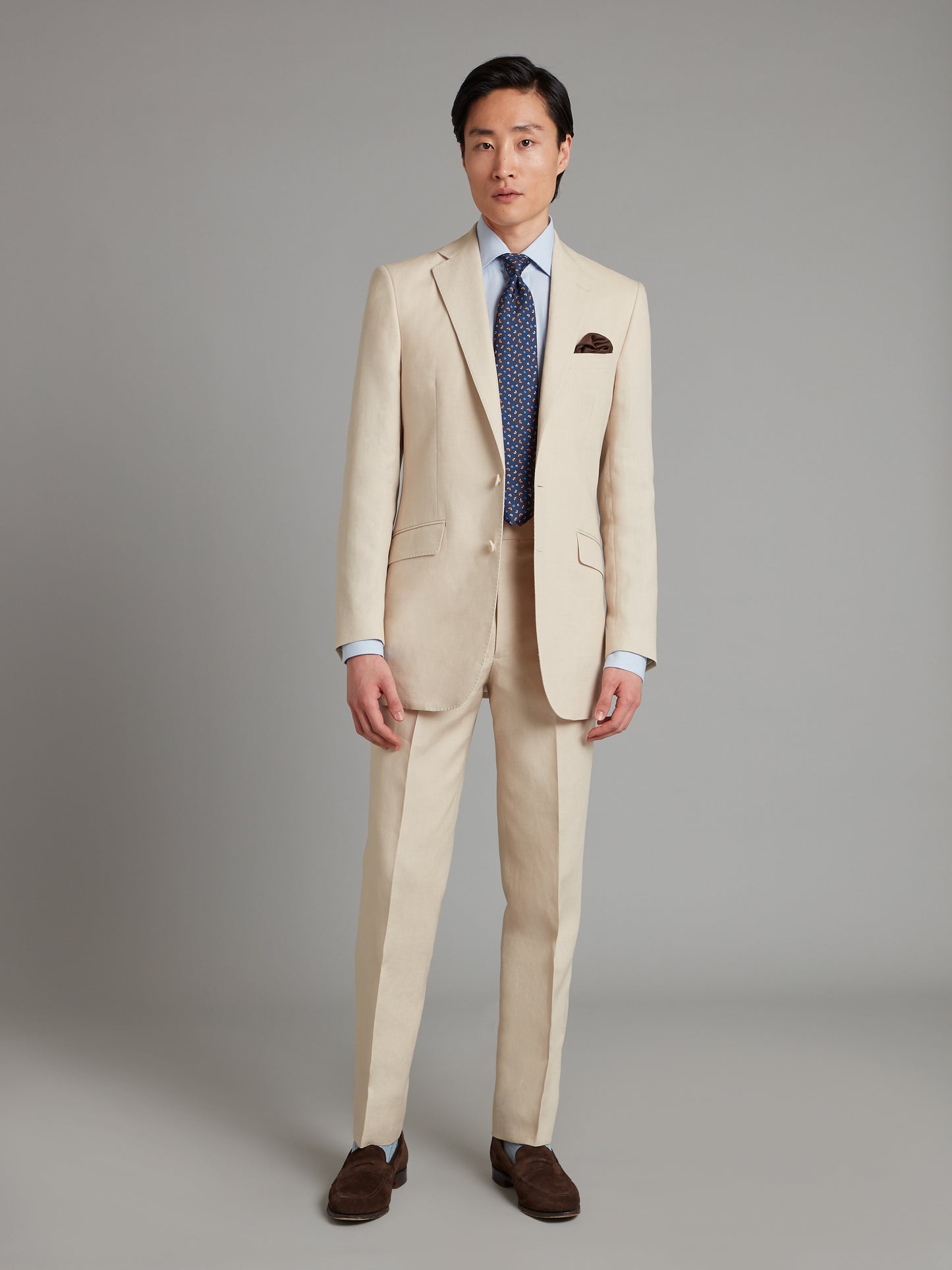 Eaton Suit - Stone Linen