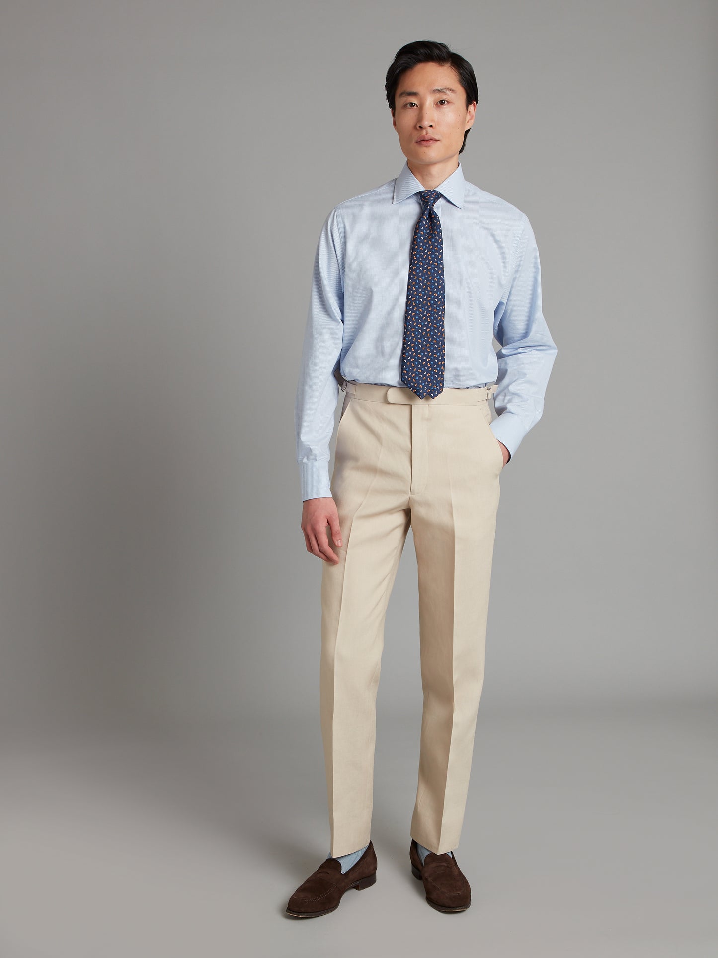 Eaton Suit - Stone Linen