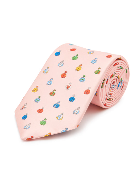 Pure Silk Jockey Tie - Pink