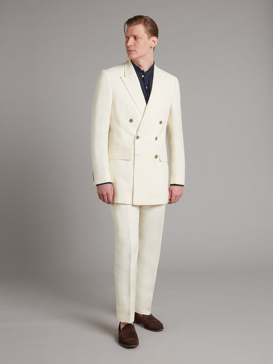 Cadogan Suit Linen - Ivory