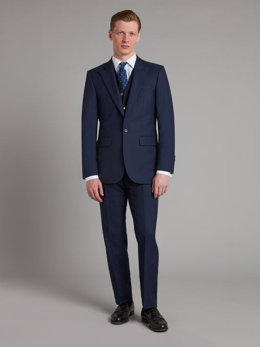 Carlyle Suit - Pick and Pick Rich Blue