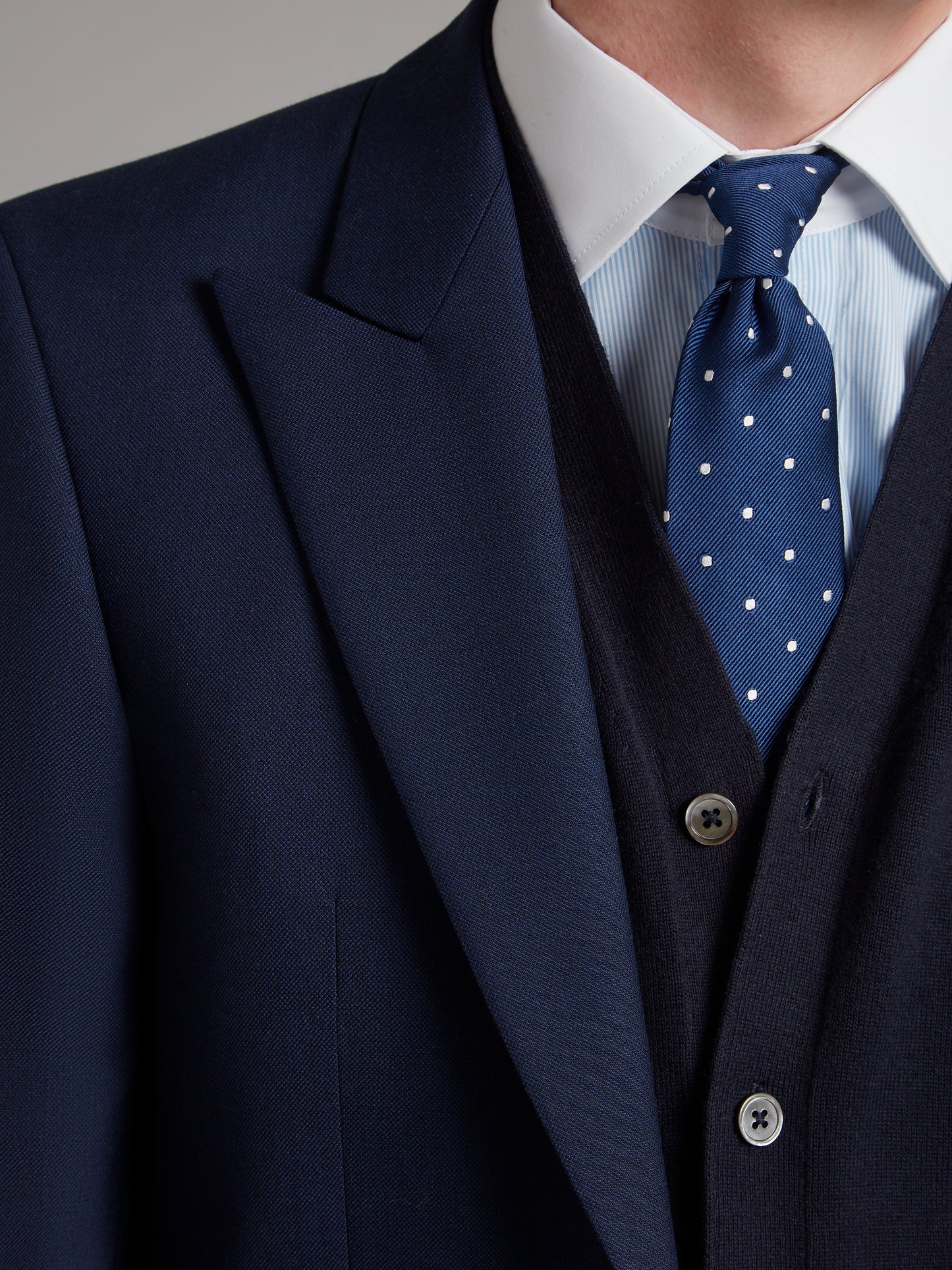 Carlyle Suit - Pick and Pick Rich Blue