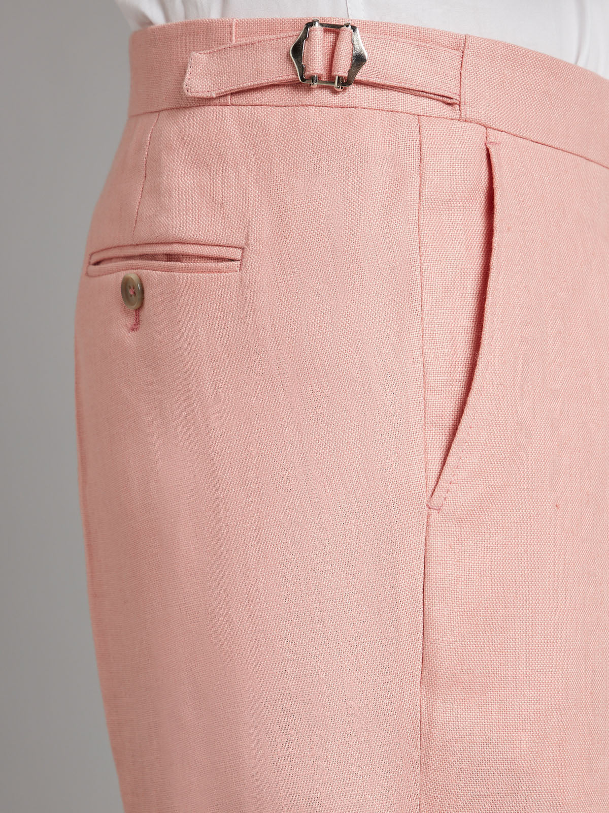 Eaton Suit Linen - Pink