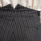 Fishtail Back Morning Trousers - Classic Stripe