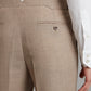 Pleated Trousers Wool - Beige Brown