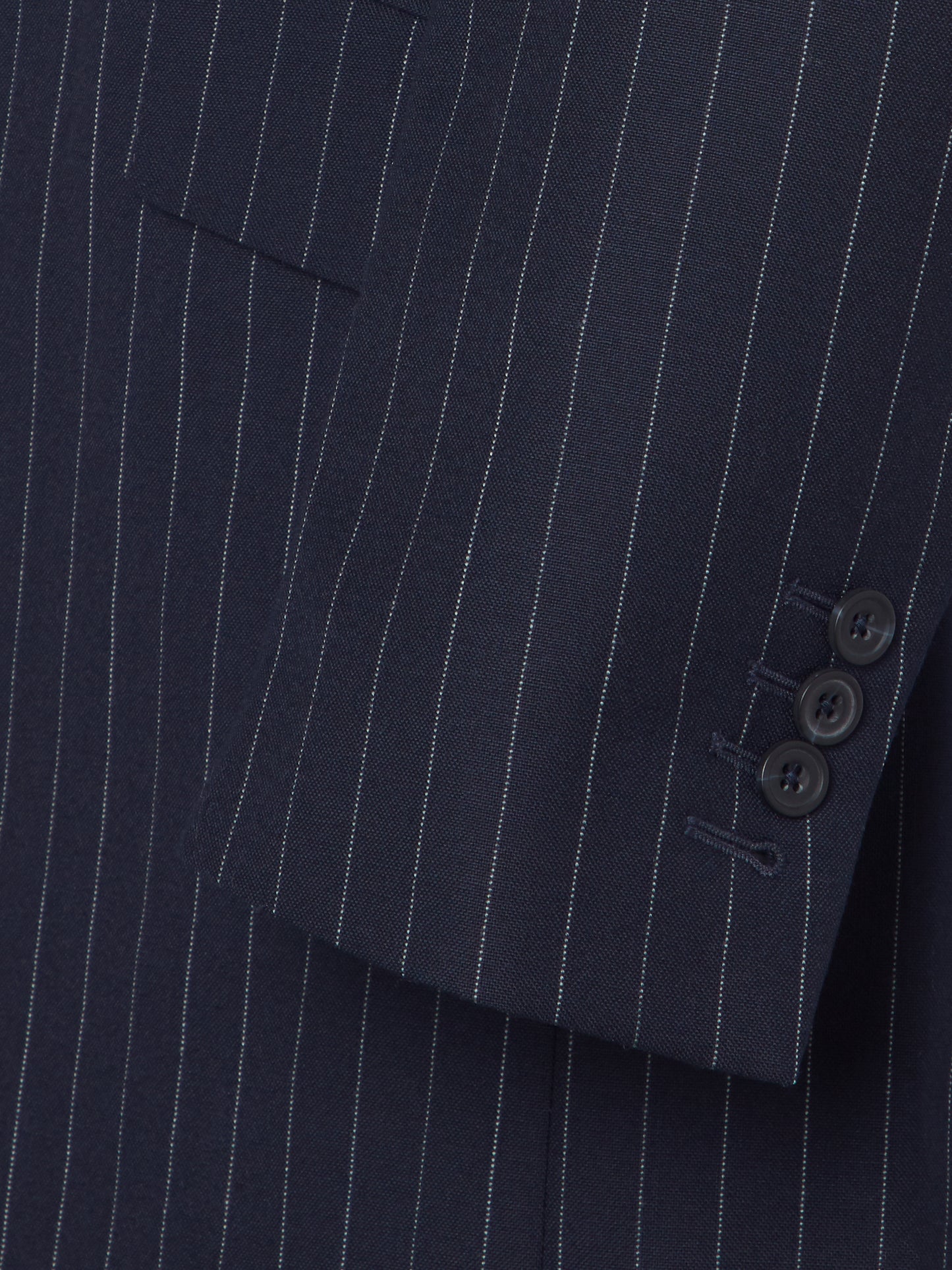 Limited Edition Eaton Suit - Lightweight Navy Pinstripe