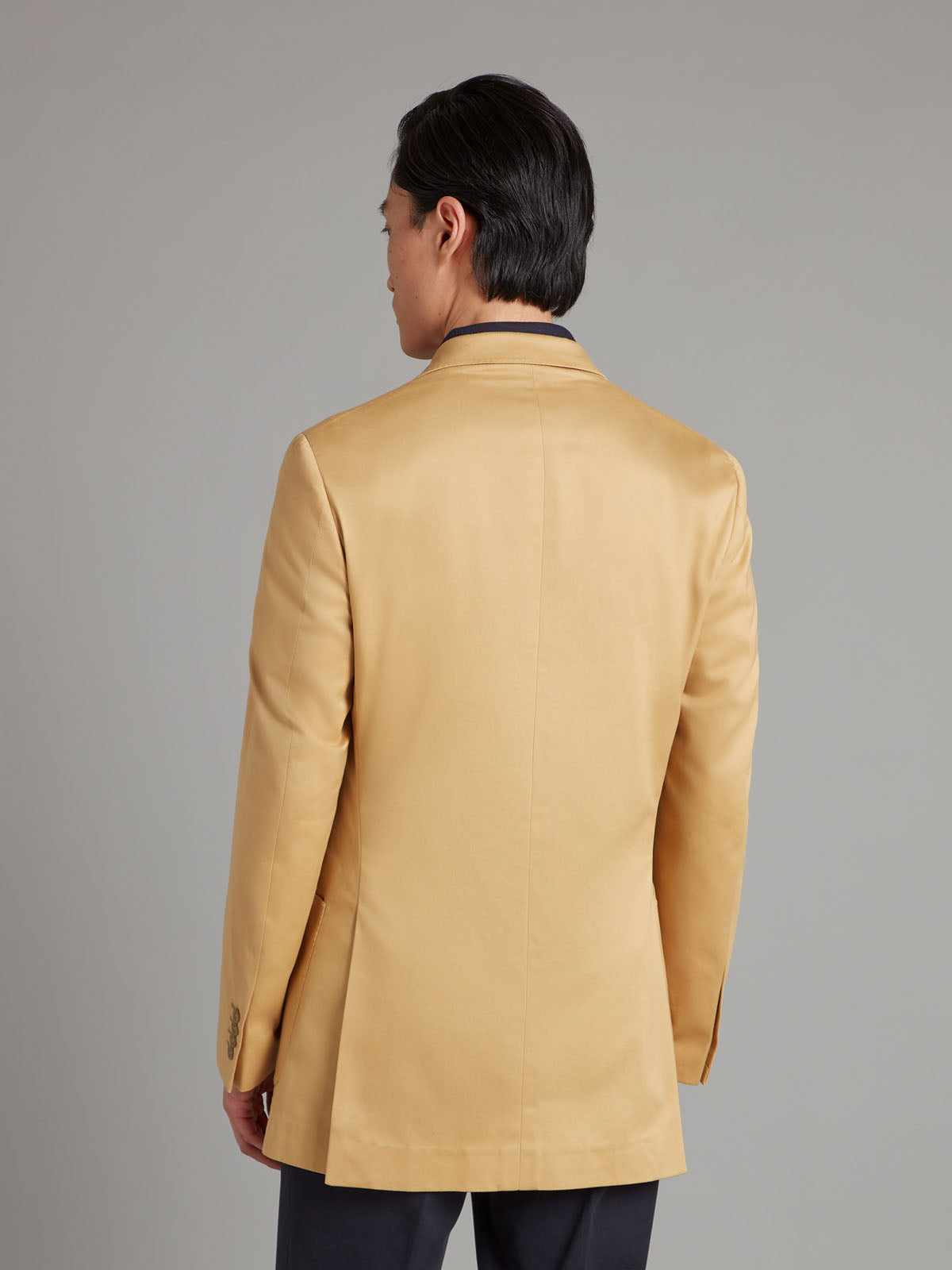 Unstructured Cotton Jacket - Beige