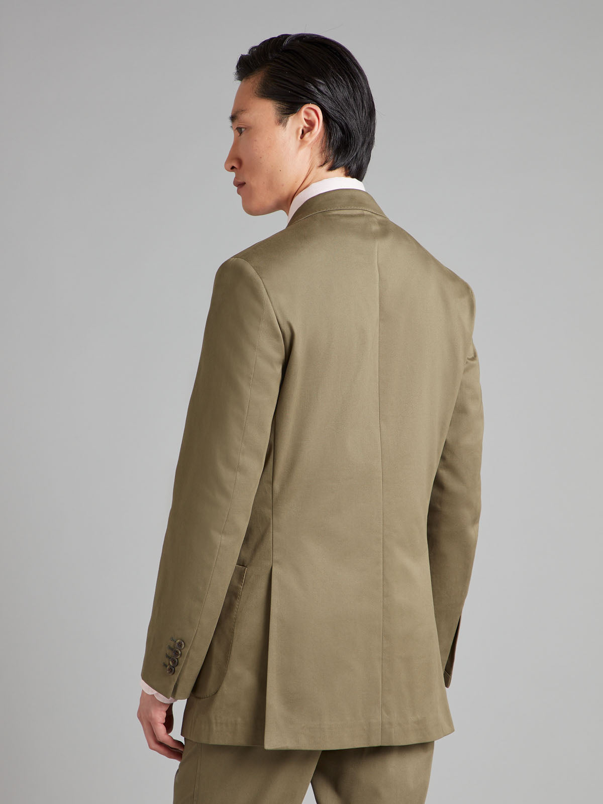 Unstructured Jacket Cotton - Olive