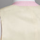 Double Breasted Linen Waistcoat - Pink