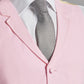 Single Breasted Linen Waistcoat - Pink