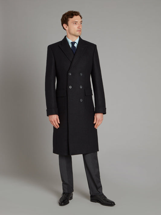 Double Breasted Overcoat - Heavy Wool