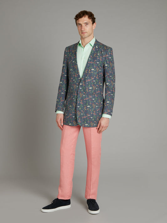 Full Bloom Carlyle Cocktail Jacket - Navy