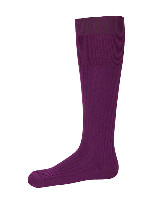 Egyptian Cotton Socks - Purple
