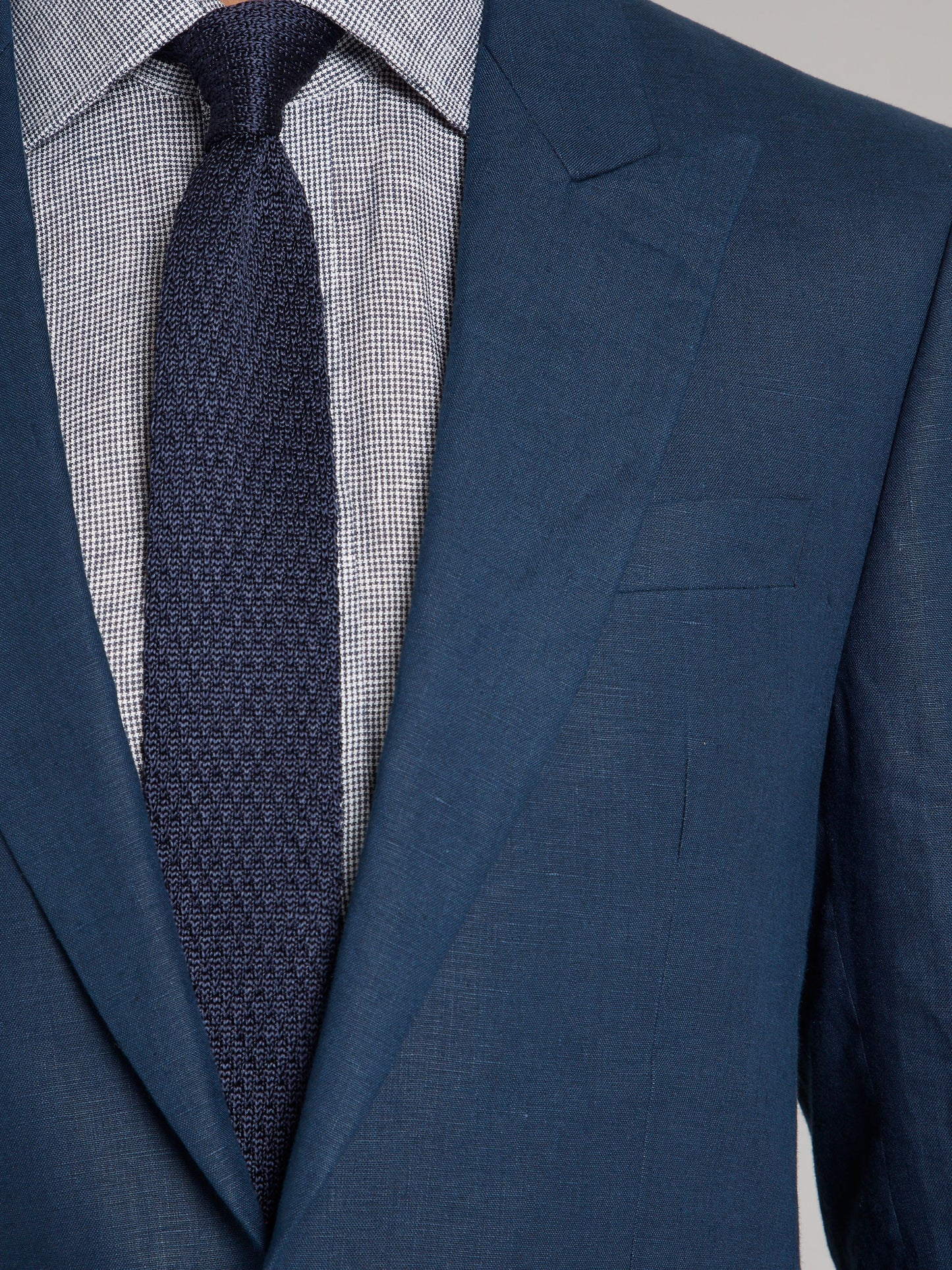 Carlyle Suit - Rich Blue Linen