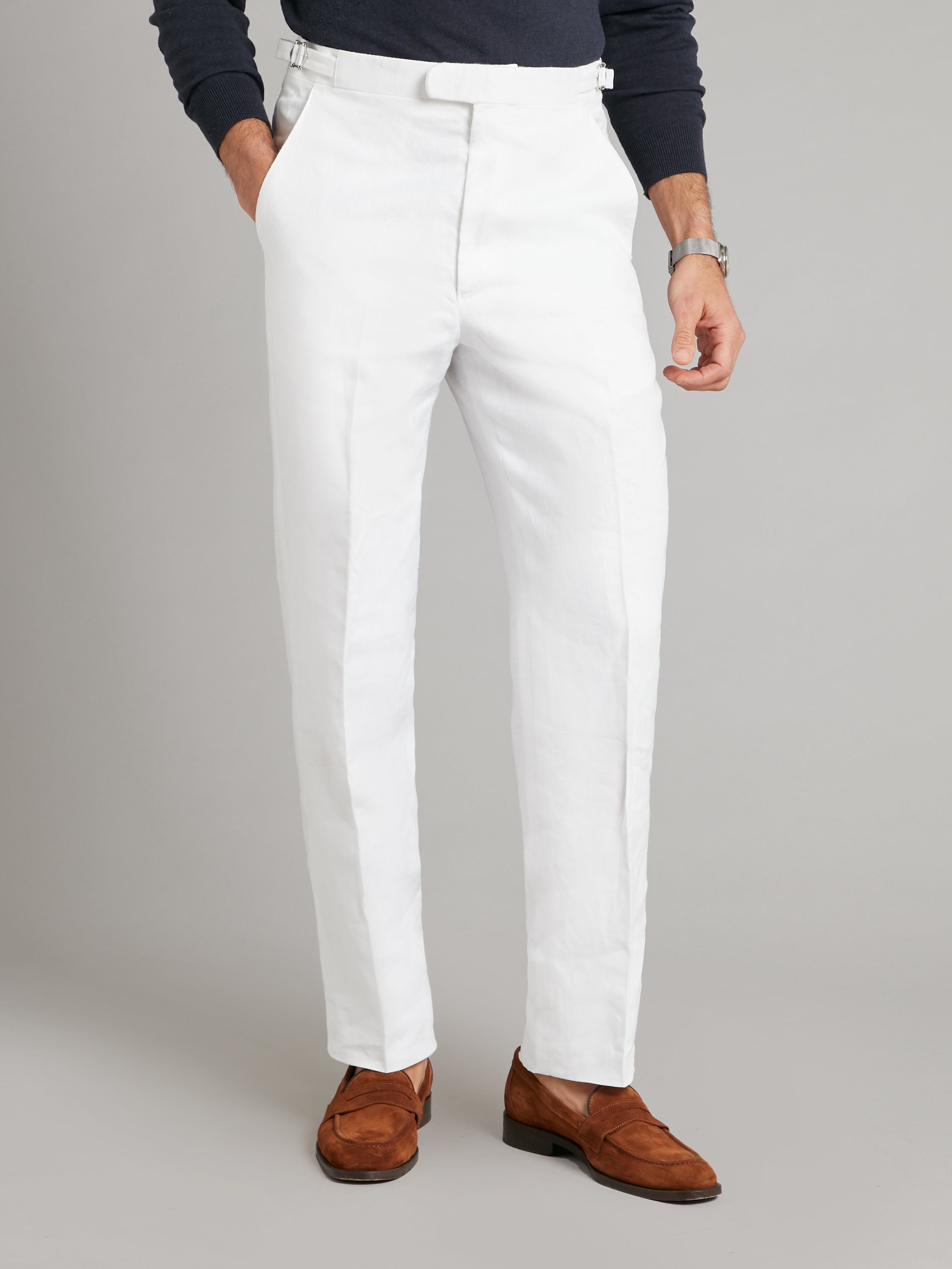 Buy White Linen Pants Online In India  Etsy India