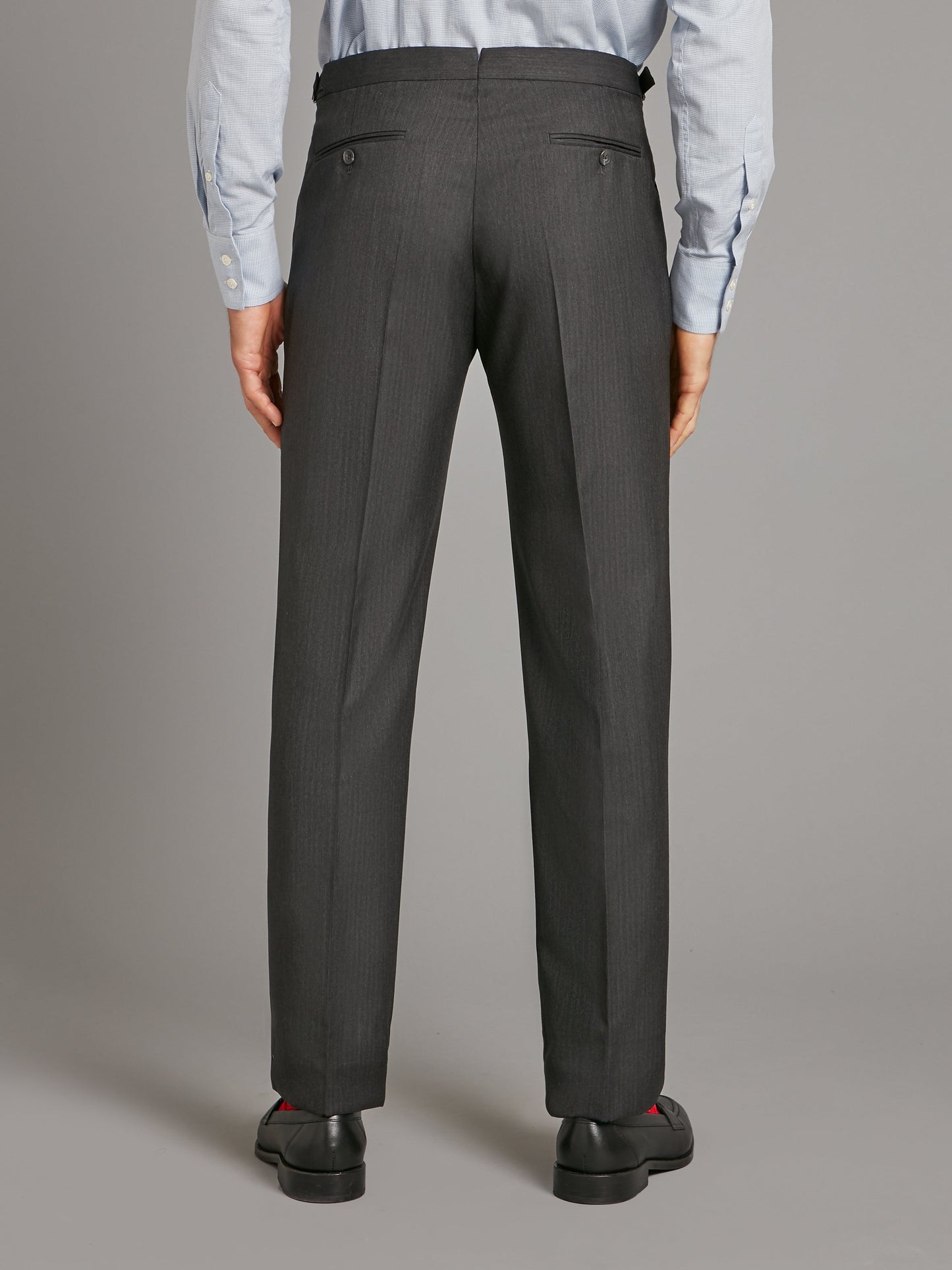 Astell Suit - Lightweight Herringbone Grey