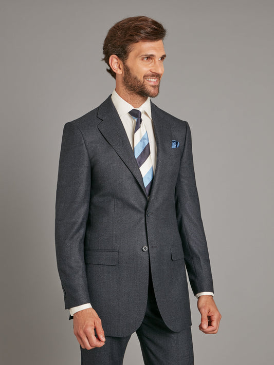 Astell Suit - Prince of Wales - Navy