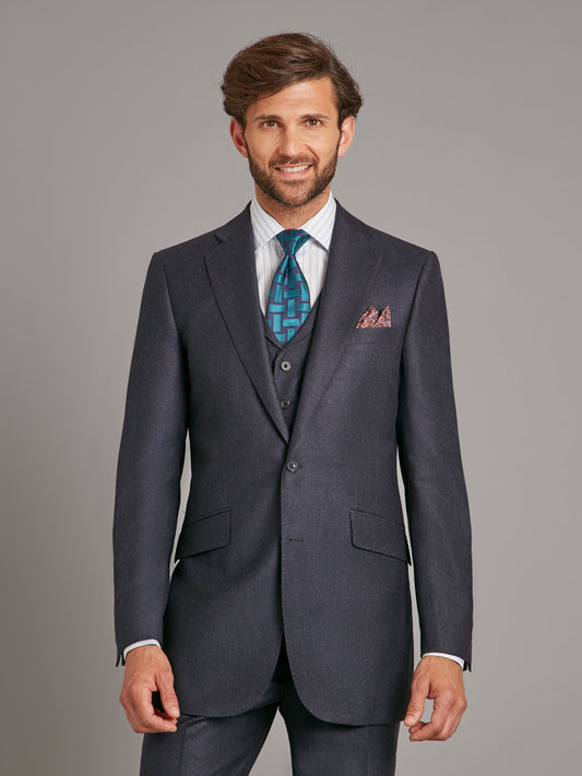 Eaton Suit - Navy Flannel