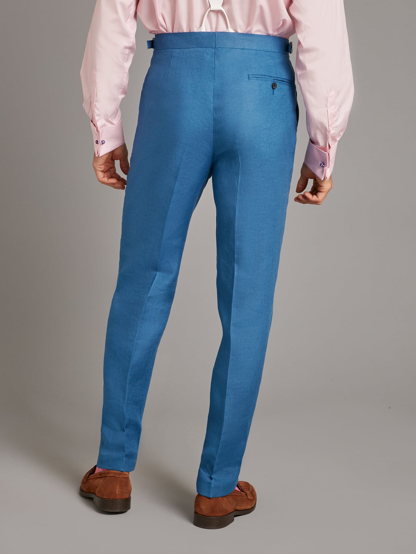 Carlyle Suit - Borage Blue Linen