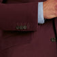 Luxury Eaton Jacket - Wine Moleskin