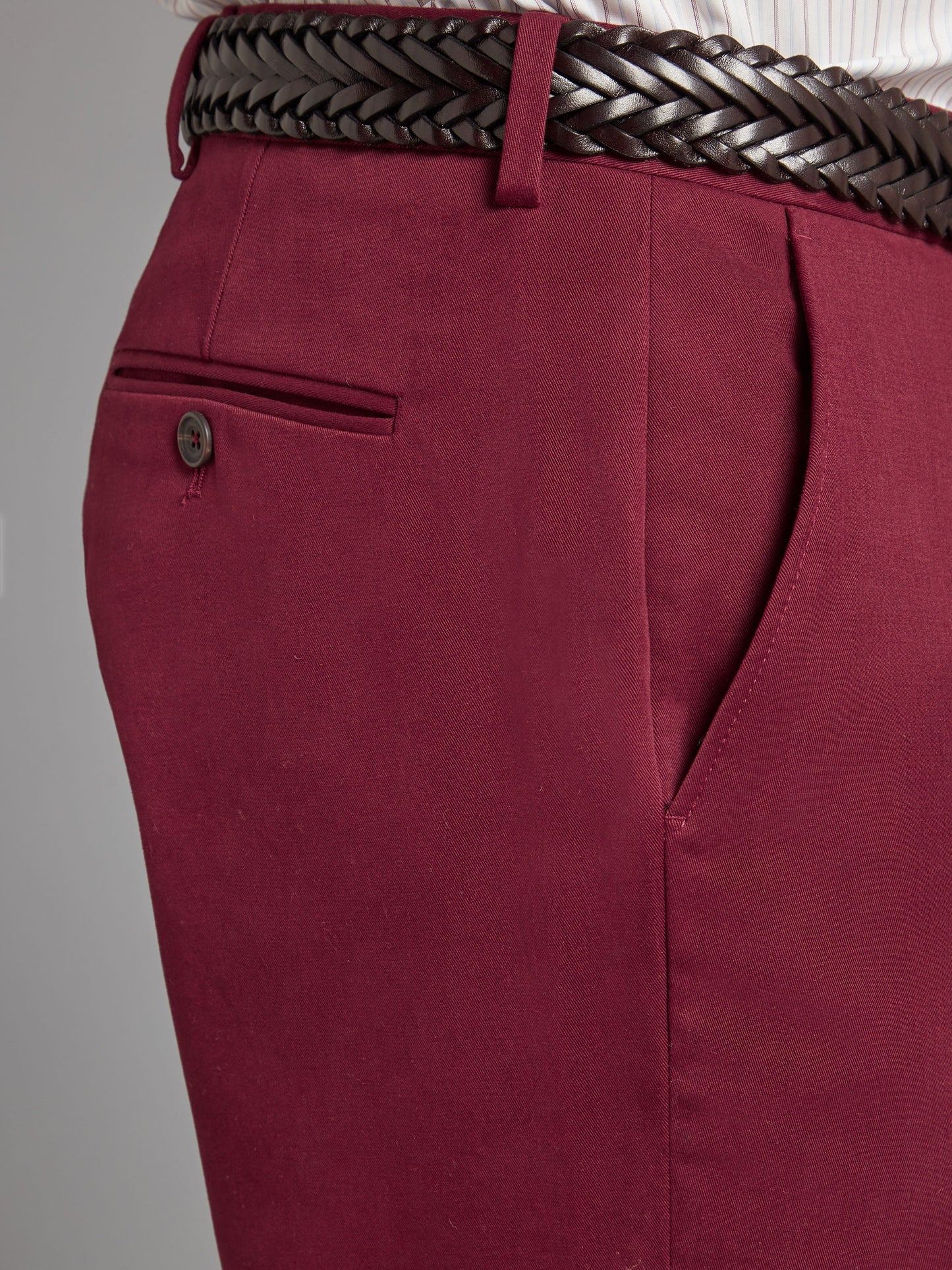 Heavyweight Cotton Trousers - Mulberry